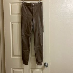Zara Leather Leggings